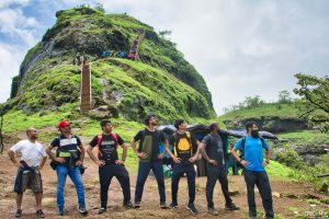 sondai fort monsoon trek from mumbai