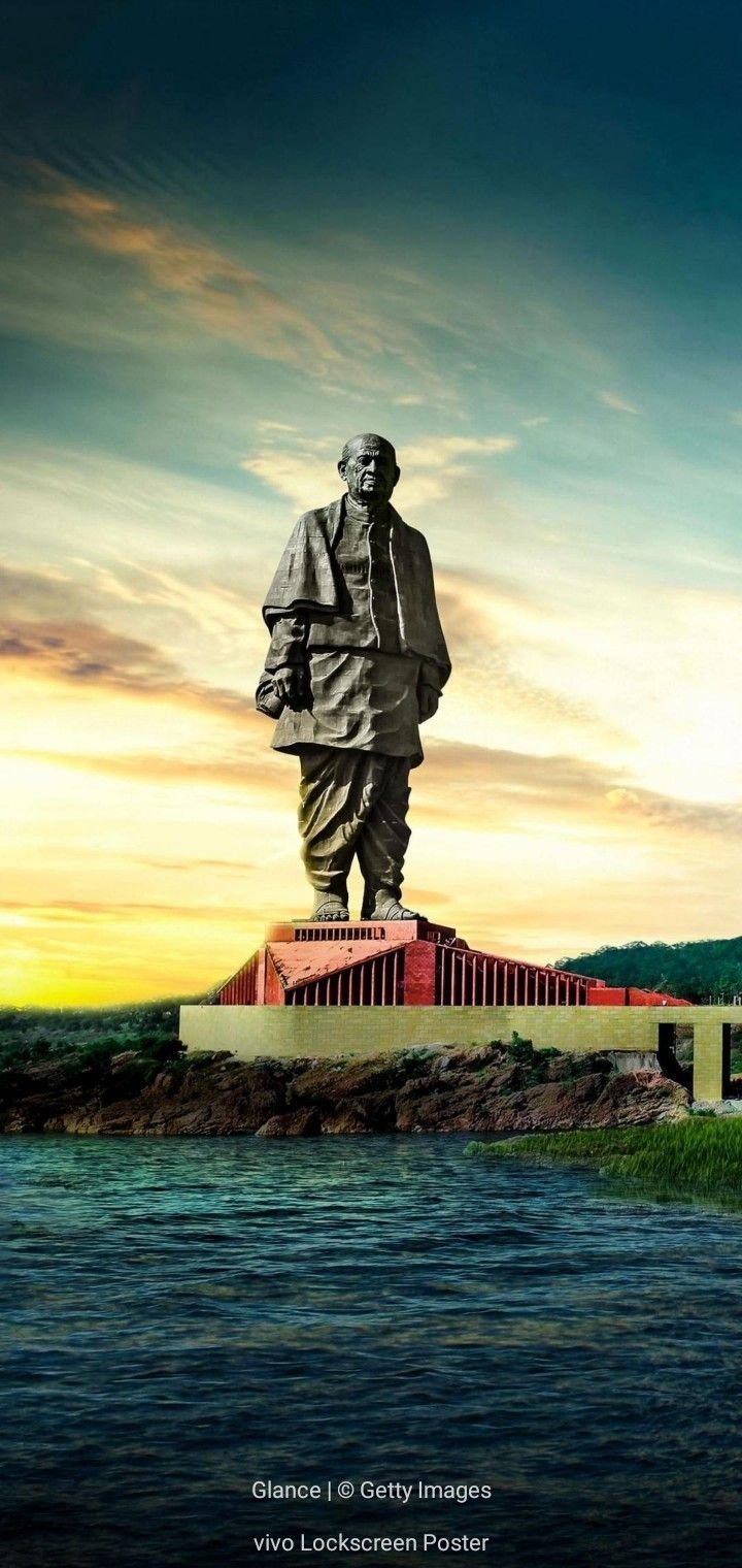 statue of unity by dhrimant bhanderi on Dribbble